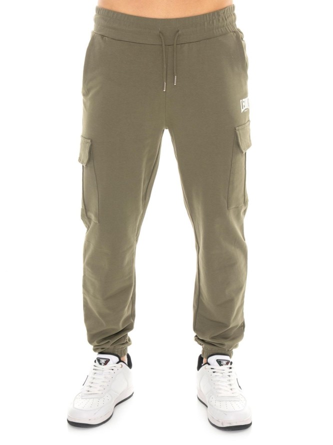 Spodnie bojówki Leone Basic Men's z polaru nieczesanego