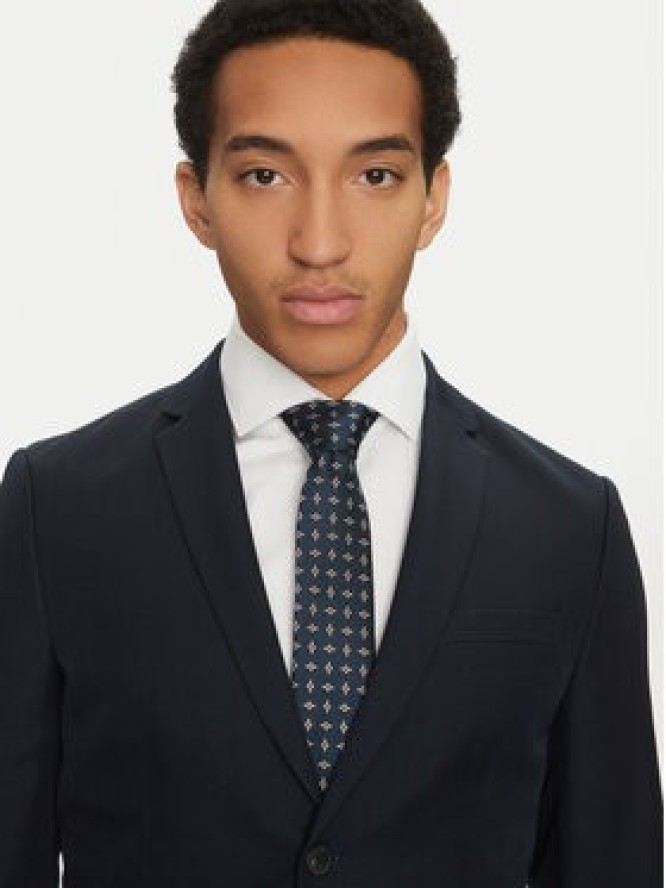 BOSS Krawat H-Tie 50532253 Granatowy