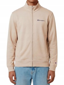 BLUZA męska CHAMPION 222167-MS041 beżowa na zamek sportowa bez kaptura XXL