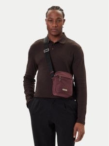 Calvin Klein Saszetka Sleek Reporter LV04D3180G Bordowy