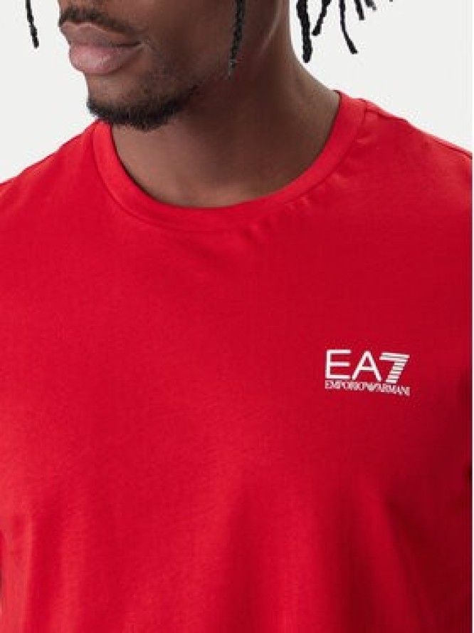 EA7 Emporio Armani T-Shirt 8NPT25 PJVPZ U5072 Czerwony Regular Fit