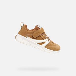 Buty GEOX J66PDA 022BC J FOOT Jasnobrązowy