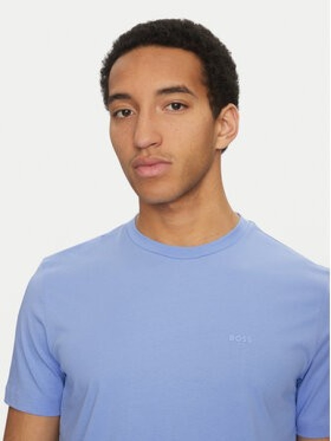 BOSS T-Shirt Thompson 01 50468347 Niebieski Regular Fit