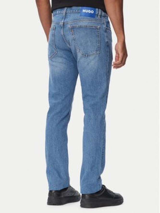 HUGO Jeansy Ash 50563468 Niebieski Slim Fit