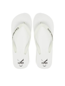 Calvin Klein Jeans Japonki Beach Sandal Transparent Tpu YM0YM01267 Biały