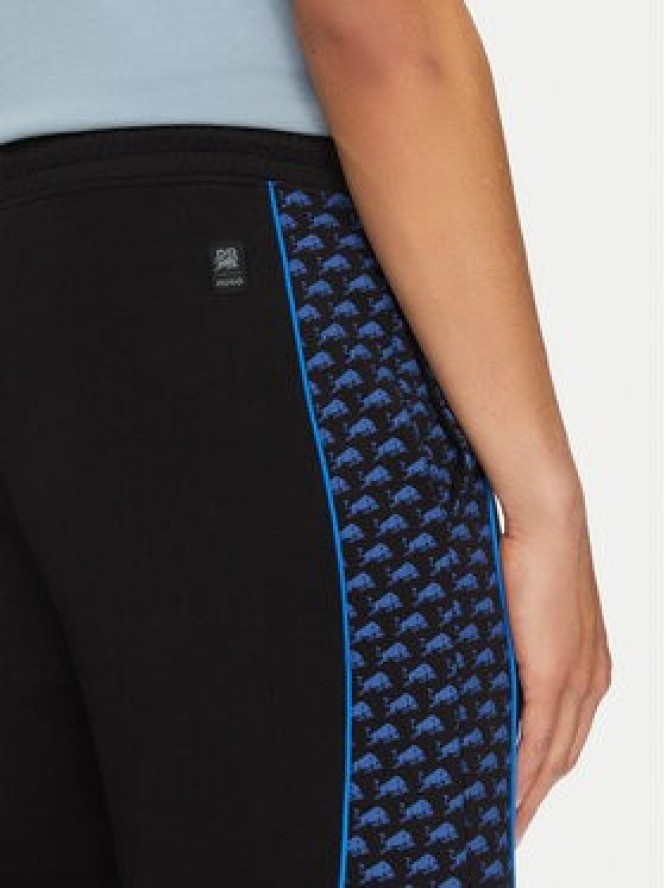 HUGO Spodnie dresowe Dinodie_RB 50542822 Czarny Relaxed Fit