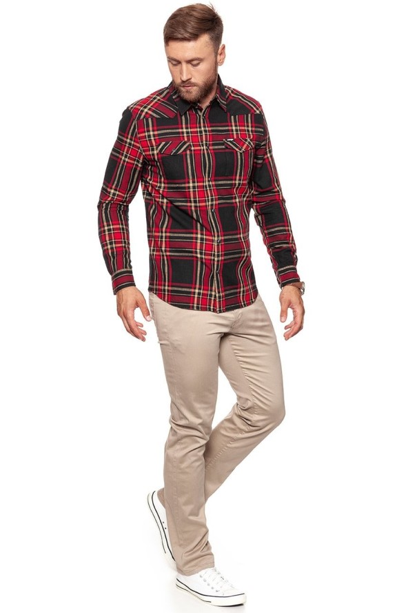 WRANGLER SPODNIE MĘSKIE ARIZONA DESERT TAUPE W12ORW227 112126446