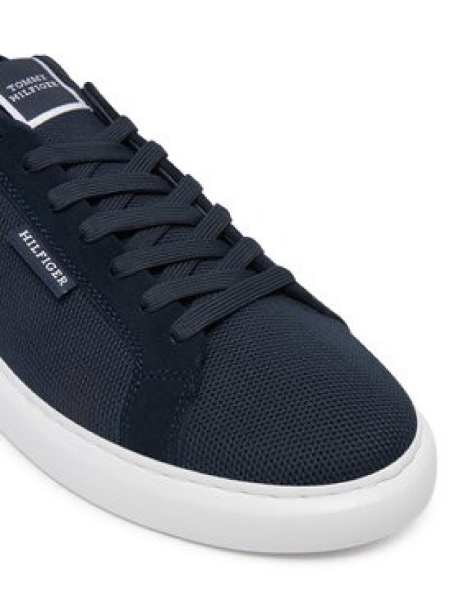 Tommy Hilfiger Sneakersy Light Cupsole Knit Seasonal FM0FM05403 Granatowy