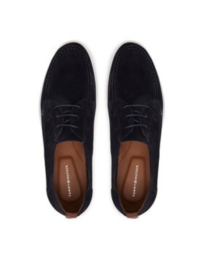 Tommy Hilfiger Mokasyny Moc T Derby FM0FM05495 Granatowy