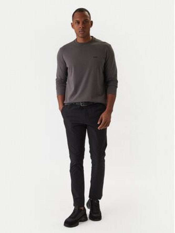 BOSS Longsleeve 50506365 Szary Regular Fit