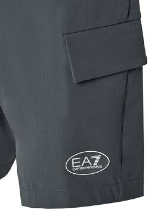 EA7 Emporio Armani Szorty sportowe 7M000196 AF13554 U8109 Szary Regular Fit