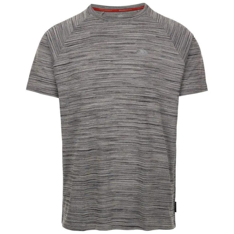 T-shirt Trespass LEECANA męski 100% poliester szary