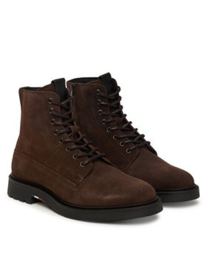 Tommy Hilfiger Kozaki Comfort Lwt FM0FM05594 Brązowy