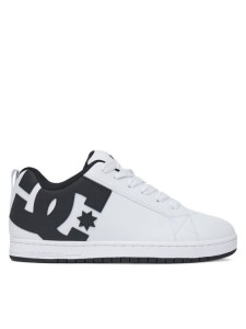 DC Shoes Sneakersy COURT GRAFFIK 300529-WLK Biały
