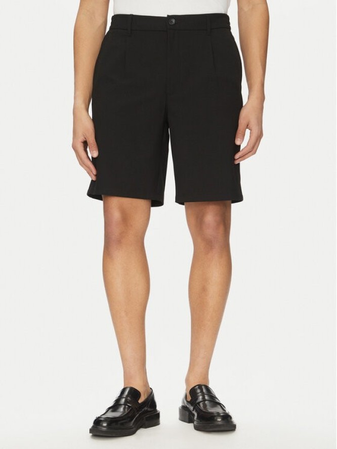 Only & Sons Szorty materiałowe Lou 22032473 Czarny Regular Fit