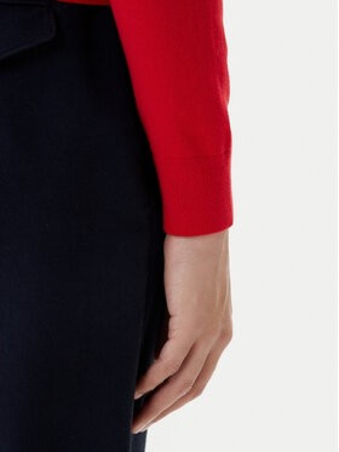 Tommy Hilfiger Sweter Essential Ssnl MW0MW39999 Czerwony Regular Fit