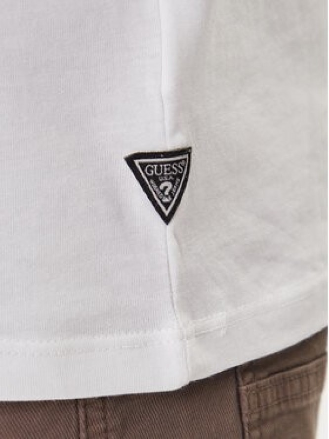 Guess T-Shirt M5BI72 I3Z14 Biały Slim Fit