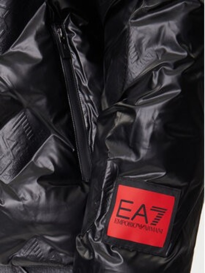 EA7 Emporio Armani Kurtka z imitacji skóry 7M001860 AF22699 UC001 Czarny Regular Fit