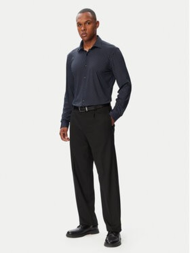 HUGO Koszula Kenno 50566332 Granatowy Slim Fit