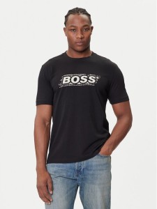BOSS T-Shirt Te_Wheel 50546381 Czarny Regular Fit