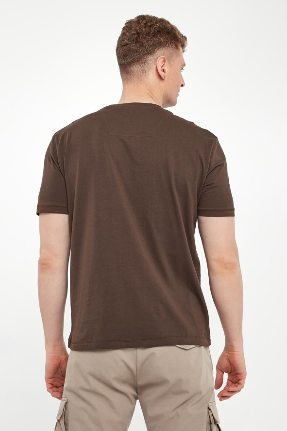 T-shirt męski z grafiką AERONAUTICA MILITARE