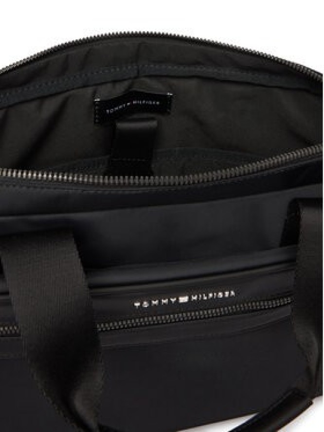 Tommy Hilfiger Torba na laptopa Th Repreve Computer Bag AM0AM14149 Czarny