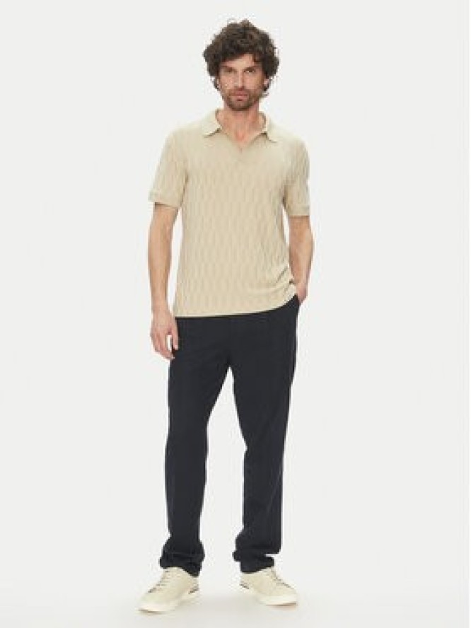 Liu Jo Spodnie materiałowe QF4103 T2682 Granatowy Regular Fit