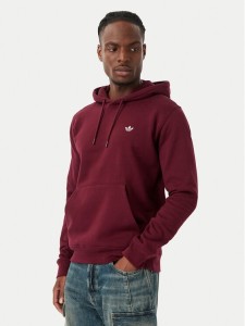 adidas Bluza Trefoil Essentials KW5048 Bordowy Regular Fit