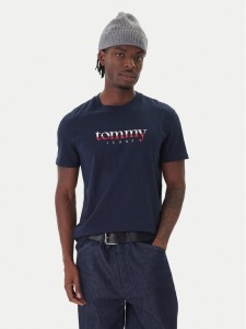 Tommy Jeans T-Shirt DM0DM21978 Granatowy Regular Fit