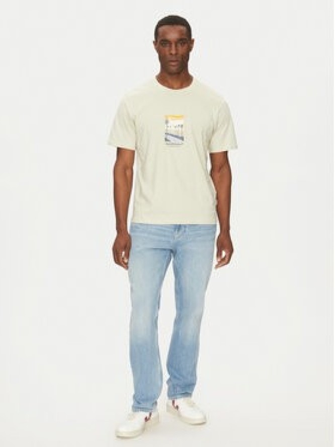 Jack & Jones T-Shirt Split Graphic 12273000 Zielony Regular Fit