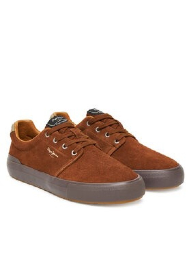 Pepe Jeans Sneakersy Ben Casual M PMS300002 Brązowy