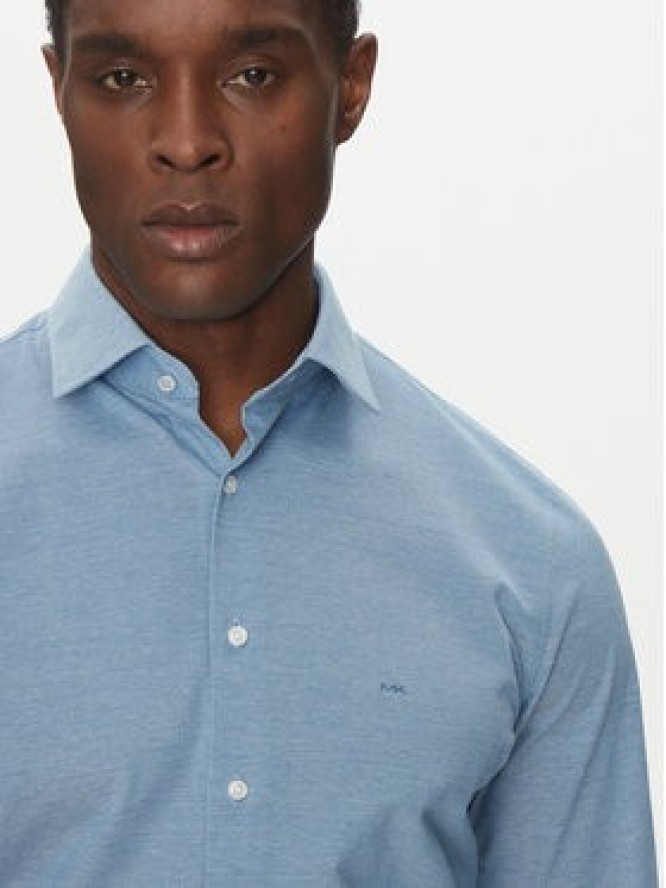 Michael Kors Koszula MD0MD91392 Niebieski Slim Fit