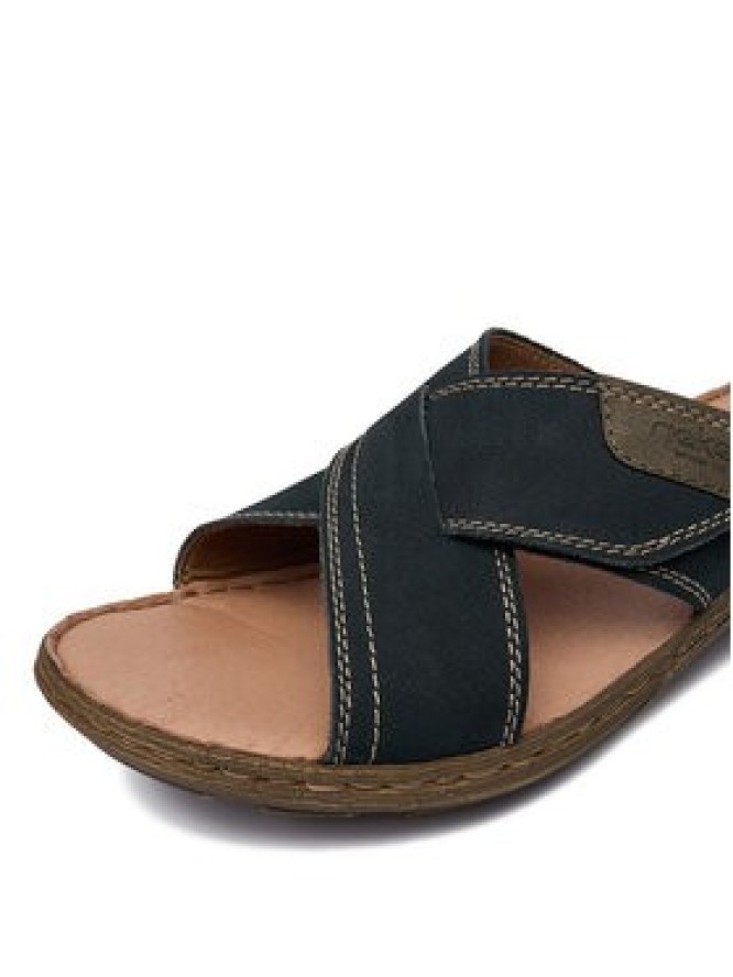 Rieker Klapki CEO-22089-14 Granatowy