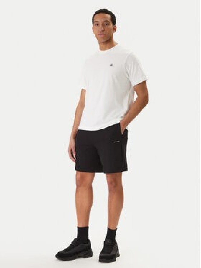 Calvin Klein Szorty sportowe Nano Logo LV04LF244G Czarny Regular Fit