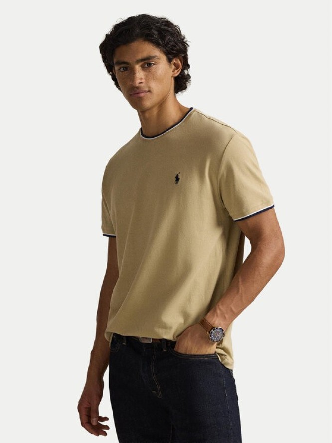 Polo Ralph Lauren T-Shirt 710963492500 Beżowy Regular Fit