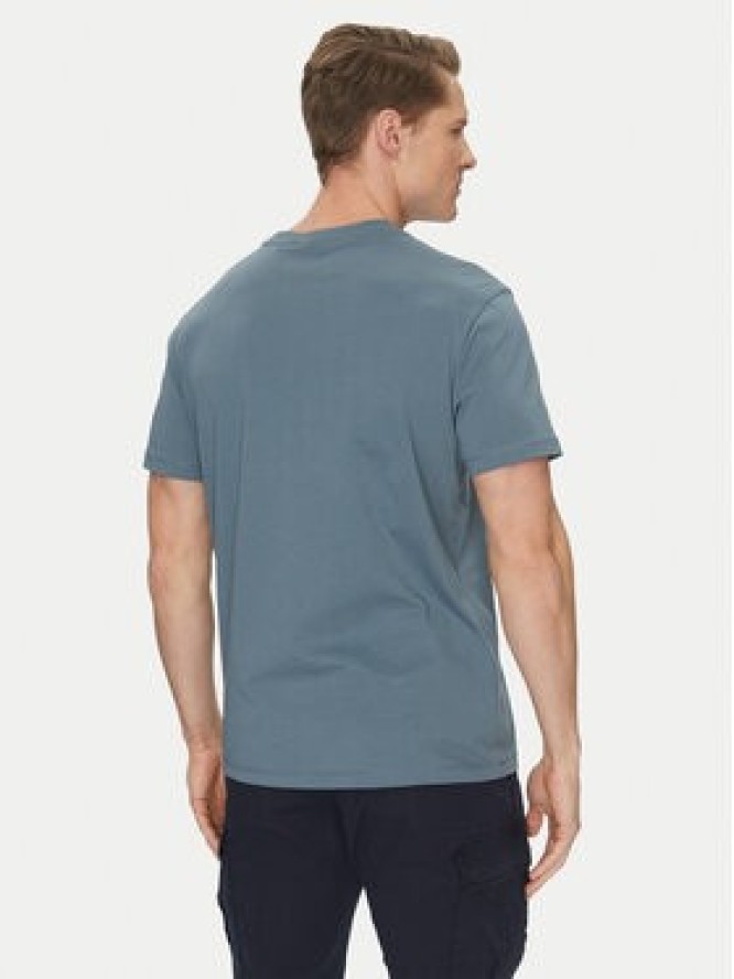 Napapijri T-Shirt S-Buti NP0A4INM Niebieski Regular Fit