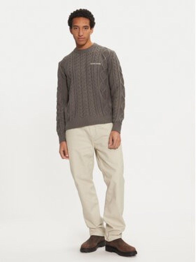 Guess Jeans Sweter M4BR34 Z3HN2 Szary Regular Fit