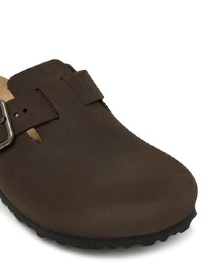 Birkenstock Klapki Boston Wire Buckle 1032760 Brązowy ciemny