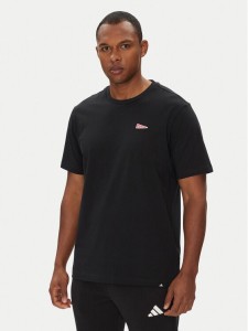 adidas T-Shirt Pennant Trim Graphic JL9228 Czarny Regular Fit