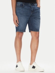 Armani Exchange Szorty jeansowe XM000073 AF13089 MB002 Granatowy Slim Fit