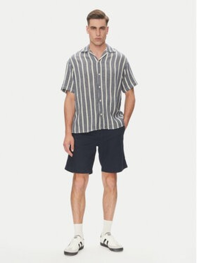 Jack & Jones Koszula Coba 12271060 Granatowy Relaxed Fit