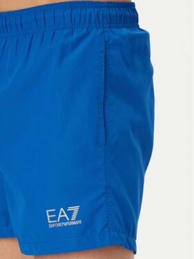 EA7 Emporio Armani Szorty kąpielowe 7M001677 AF13019 MB015 Niebieski Regular Fit