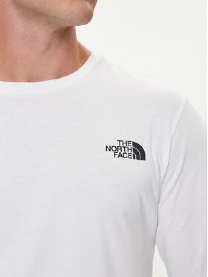The North Face Longsleeve Easy NF0A8A6F Biały Regular Fit