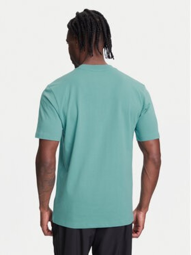 adidas T-Shirt Essentials Linear JX5707 Turkusowy Regular Fit