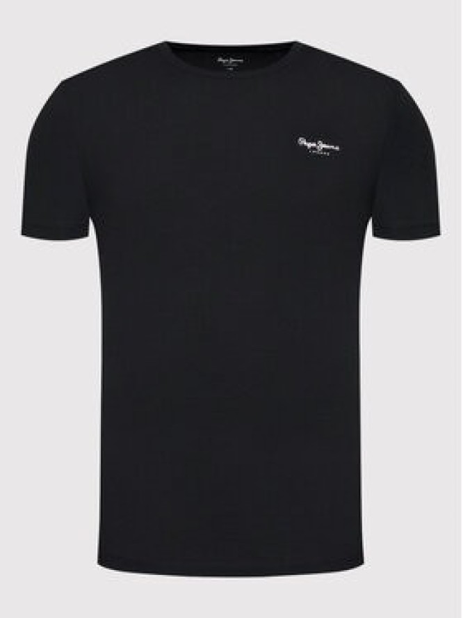 Pepe Jeans T-Shirt Original Basic 3 N PM508212 Czarny Slim Fit