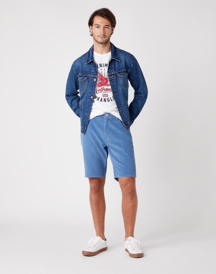 MĘSKI T-SHIRT WRANGLER SS CLASSIC AMERICANA WHITE W7AHD3989 112131341