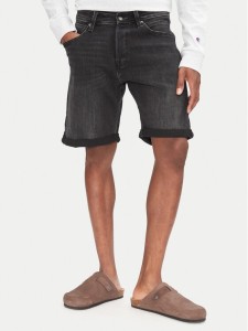 Jack & Jones Szorty jeansowe Rick 12269608 Czarny Regular Fit