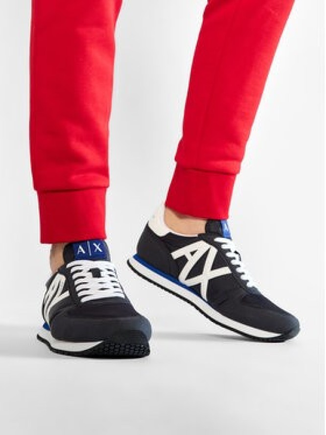 Armani Exchange Sneakersy XUX017 XCC68 K487 Granatowy