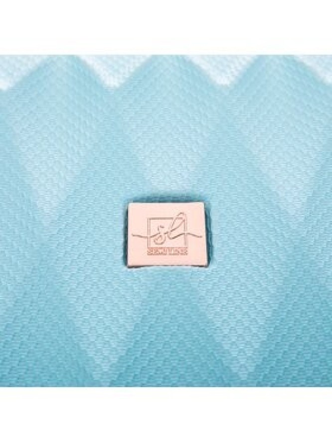 Semi Line Walizka duża T5723-4 Błękitny