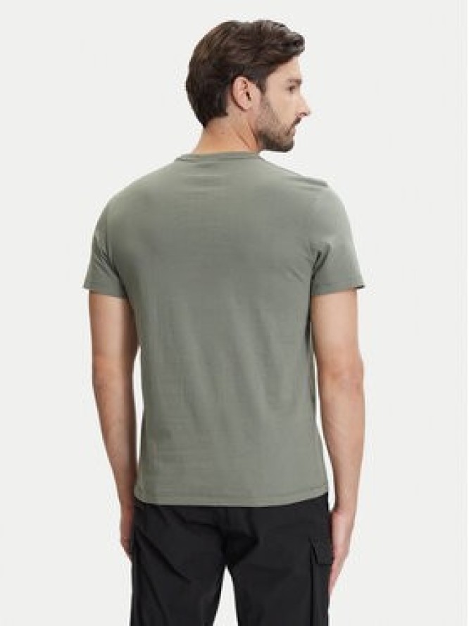 Parajumpers T-Shirt 26SMPMTSRJ02 Zielony Regular Fit